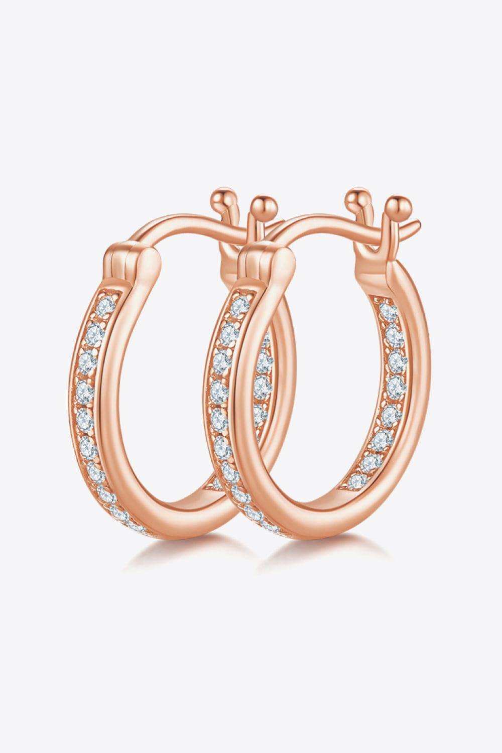 Moissanite 925 Sterling Silver Earrings - Trendsi - Flyclothing LLC