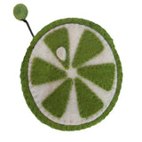 Handmade Felt Fruit Coin Purse - Lime - Global Groove (P) - Global Groove (P) - Flyclothing LLC