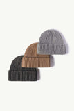 Rib-Knit Cuff Beanie - Trendsi - Flyclothing LLC