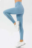 High Waist Skinny Active Pants - Trendsi - Flyclothing LLC
