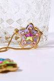 Rhinestone Decor Star Box Pendant Necklace - Trendsi - Flyclothing LLC