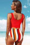 Half Snap Square Neck Tankini Set - Trendsi - Flyclothing LLC