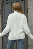 Turtle Neck Long Sleeve Pullover Sweater - Trendsi - Flyclothing LLC