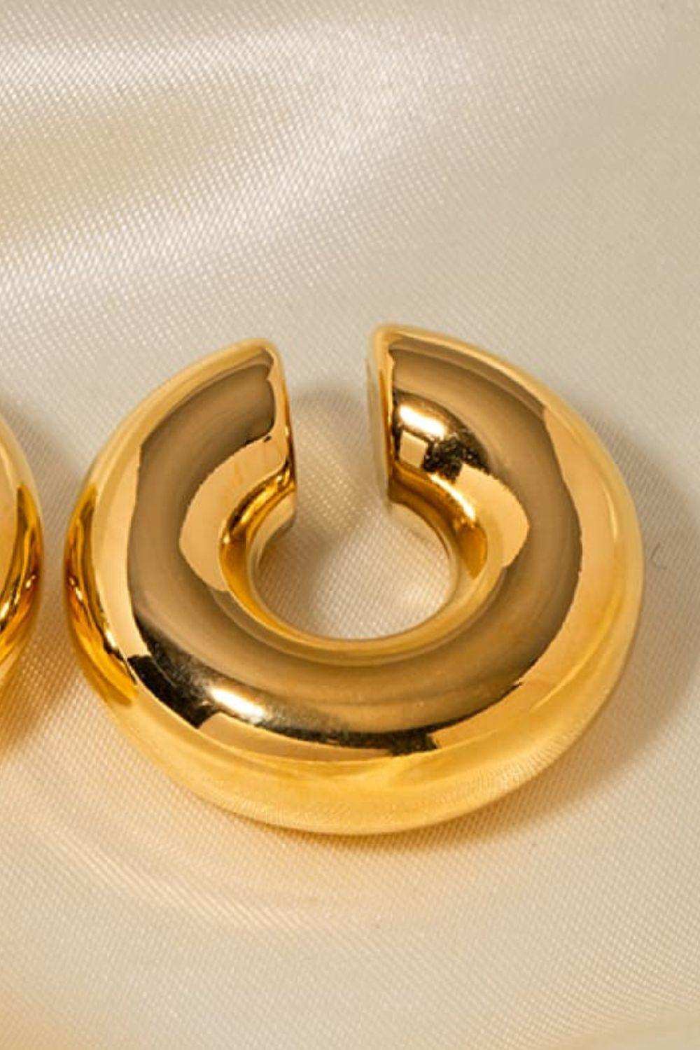 Stainless Steel Cuff Earrings - Trendsi - Flyclothing LLC