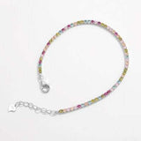 Inlaid Zircon 925 Sterling Silver Bracelet - Trendsi - Flyclothing LLC