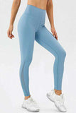 High Waist Skinny Active Pants - Trendsi - Flyclothing LLC