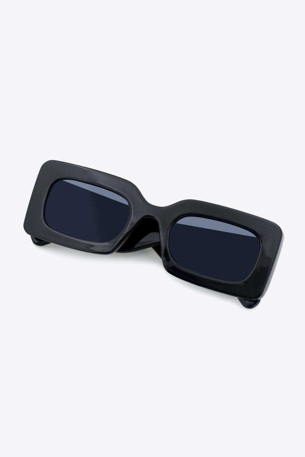 Polycarbonate Frame Rectangle Sunglasses - Trendsi - Flyclothing LLC