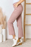 RISEN Full Size High Rise Ankle Flare Jeans - Trendsi - Flyclothing LLC