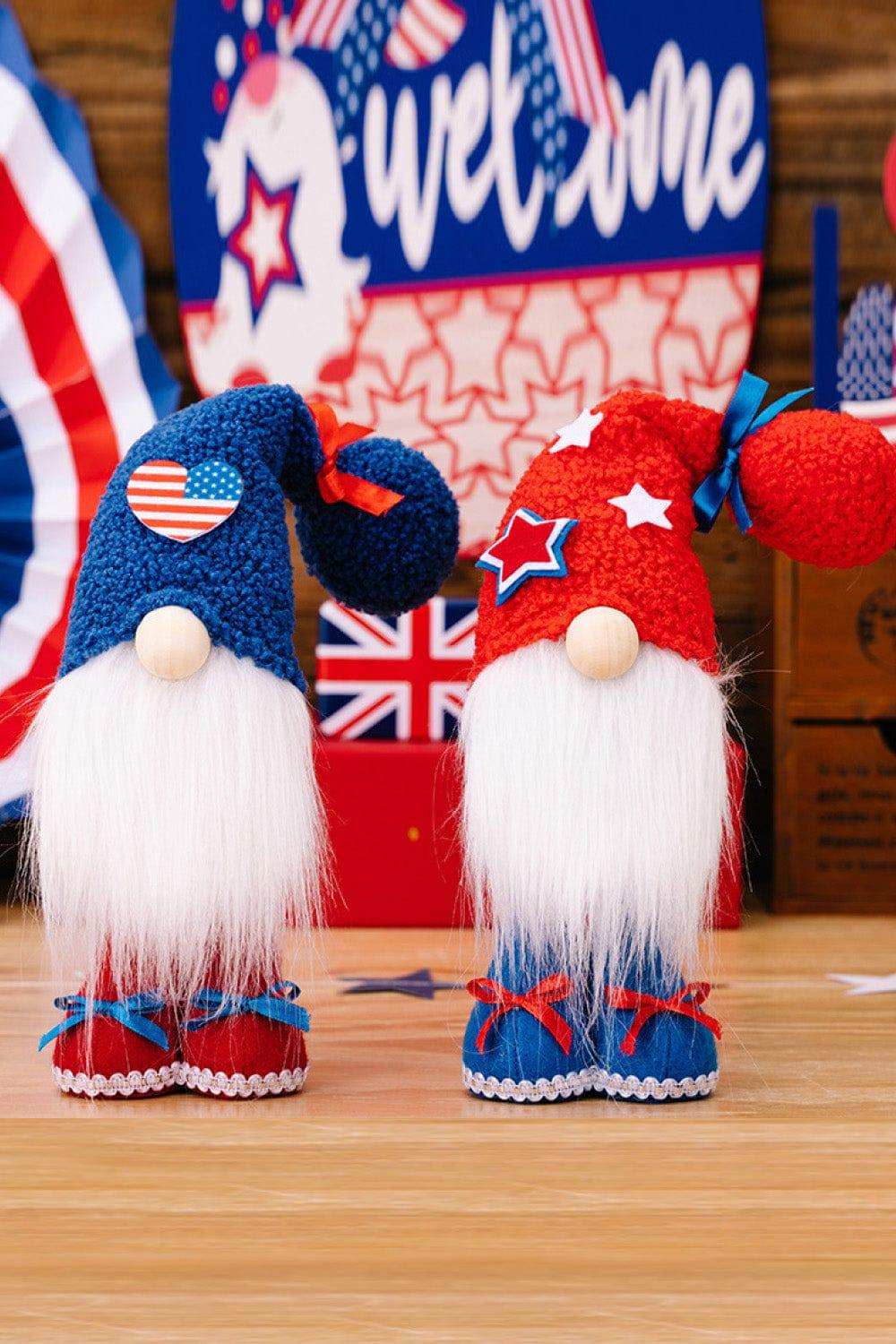 2-Piece Independence Day Knit Beard Gnomes - Trendsi - Flyclothing LLC