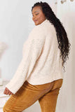 Double Take Open Front Long Sleeve Cardigan - Trendsi - Flyclothing LLC