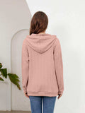 Raglan Sleeve Front Pocket Hoodie - Trendsi - Flyclothing LLC