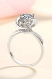 1 Carat Moissanite 925 Sterling Silver Ring - Trendsi - Flyclothing LLC
