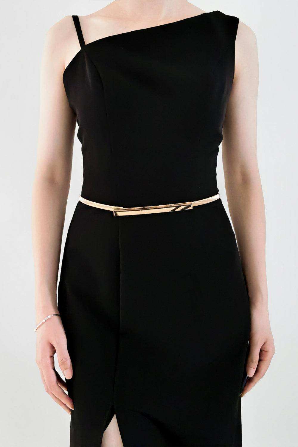 Elastic Iron Skinny Belt - Trendsi - Flyclothing LLC