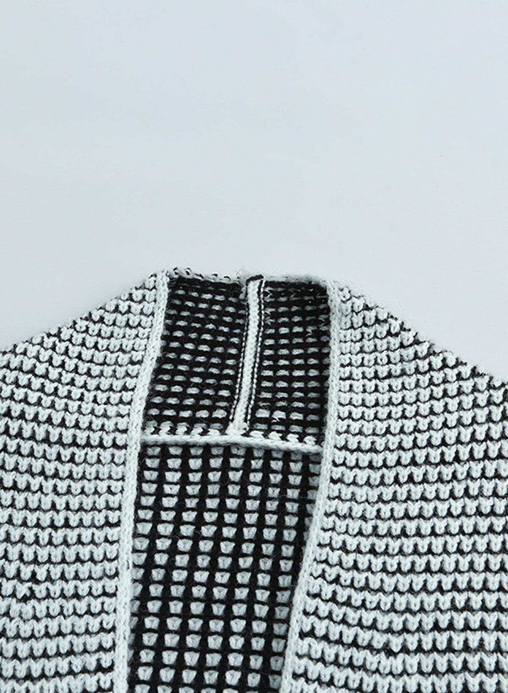 Heathered Open Front Longline Cardigan - Trendsi - Flyclothing LLC