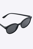 Round Full Rim Polycarbonate Frame Sunglasses - Trendsi - Flyclothing LLC