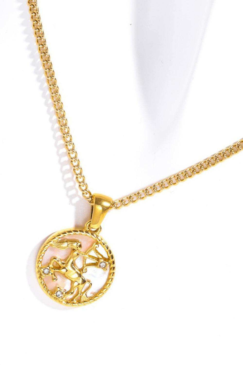 Constellation Pendant Stainless Steel Necklace - Trendsi - Flyclothing LLC