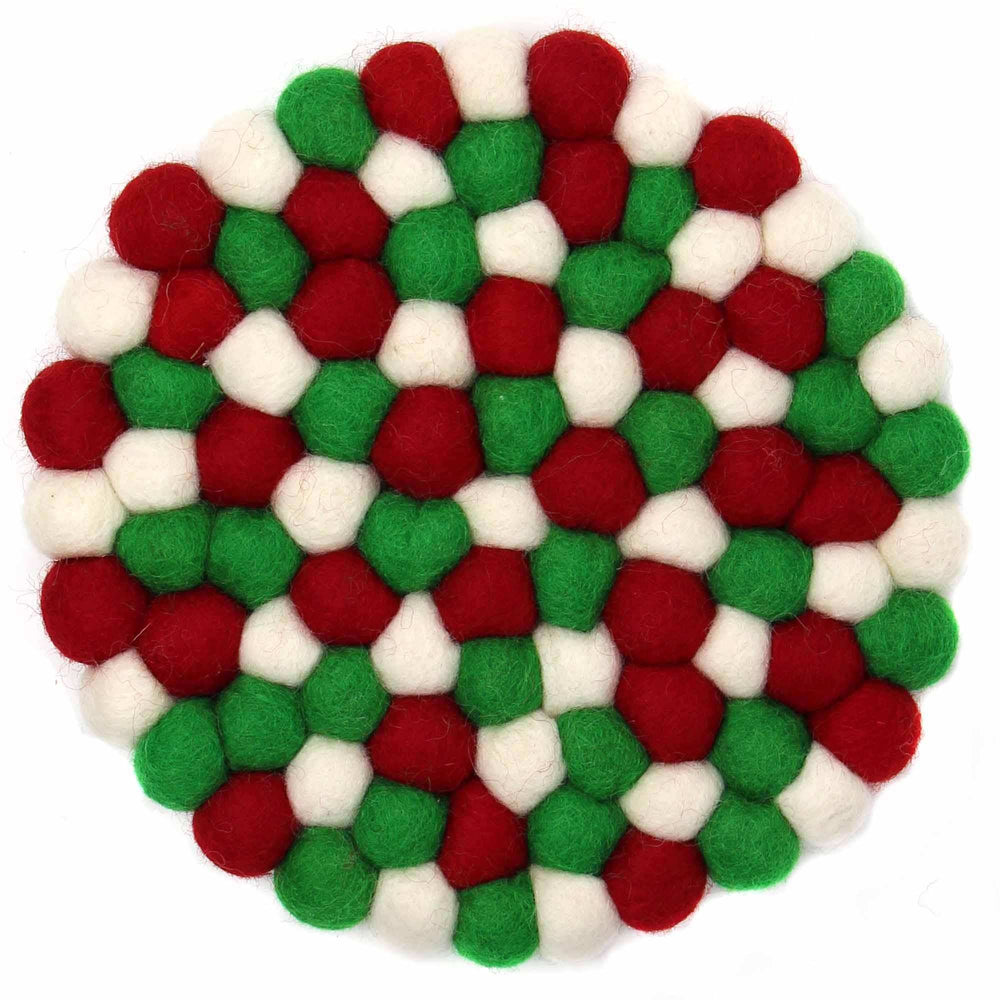 Multicolor Trivet- White Christmas - Global Groove (T) - Global Groove - Flyclothing LLC