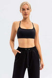 Crisscross Spaghetti Strap Active Cami - Trendsi - Flyclothing LLC