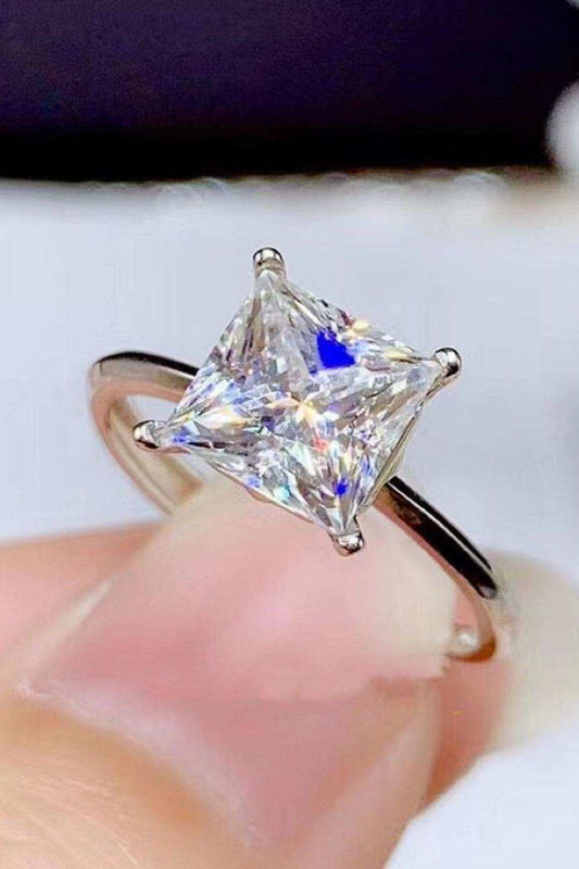 5 Carat Moissanite Solitaire Ring - Trendsi - Flyclothing LLC