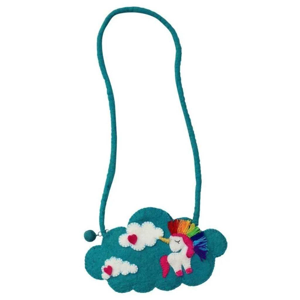 Felt Unicorn Shoulder Bag - Global Groove - Global Groove - Flyclothing LLC