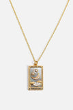 Tarot Card Pendant Stainless Steel Necklace - Trendsi - Flyclothing LLC