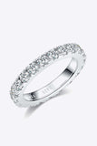 2.3 Carat Moissanite 925 Sterling Silver Eternity Ring - Trendsi - Flyclothing LLC
