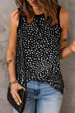 Printed Round Neck Tank - Trendsi - Flyclothing LLC
