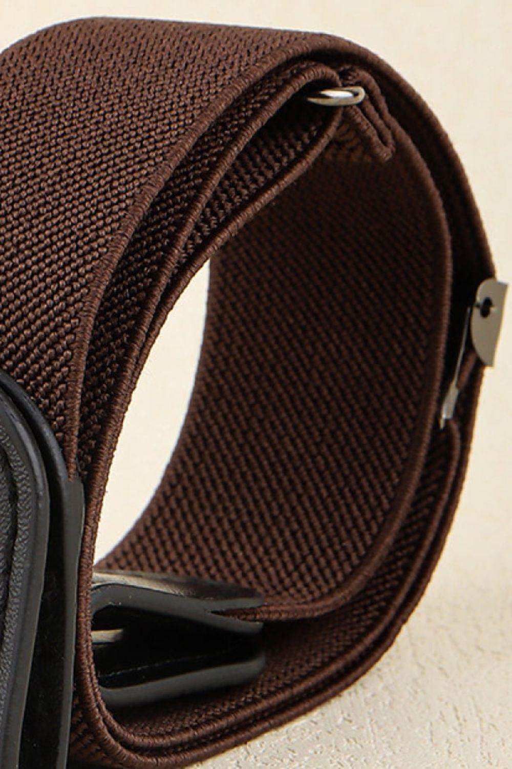 PU Elastic Snap Closure Belt - Trendsi - Flyclothing LLC