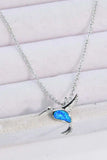 Opal Bird 925 Sterling Silver Necklace - Trendsi - Flyclothing LLC