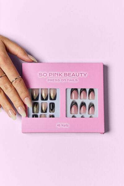SO PINK BEAUTY Press On Nails 2 Packs - Trendsi - Flyclothing LLC