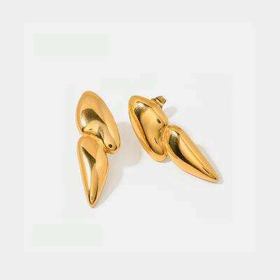 Geometric Stainless Steel Earrings - Trendsi - Flyclothing LLC