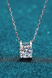 Moissanite 925 Sterling Silver Necklace - Trendsi - Flyclothing LLC