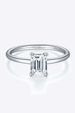 1 Carat Moissanite 925 Sterling Silver Solitaire Ring - Trendsi - Flyclothing LLC