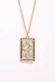 Tarot Card Pendant Stainless Steel Necklace - Trendsi - Flyclothing LLC