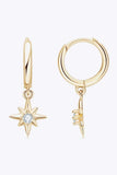 Moissanite Star Drop Earrings - Trendsi - Flyclothing LLC
