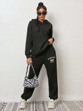 Graphic Hoodie and Sweatpants Set - Trendsi - Flyclothing LLC