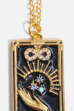Tarot Card Pendant Stainless Steel Necklace - Trendsi - Flyclothing LLC