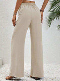 Wide Leg Drawstring Pants - Trendsi - Flyclothing LLC