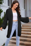 Open Front Longline Cardigan - Trendsi - Flyclothing LLC