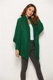 Open Front Batwing Sleeve Cardigan - Trendsi - Flyclothing LLC