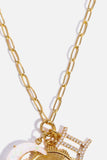 Constellation and Moon Pendant Copper Necklace - Trendsi - Flyclothing LLC