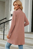 Open Front Long Sleeve Cardigan - Trendsi - Flyclothing LLC