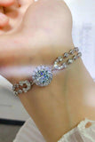 2 Carat Moissanite Double-Layered Bracelet - Trendsi - Flyclothing LLC