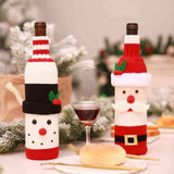 Christmas Knit Wine Bottle Cover - Trendsi - Flyclothing LLC