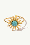 Natural Stone Sun Shape Open Ring - Trendsi - Flyclothing LLC