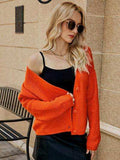 Dropped Shoulder Button Up Cardigan - Trendsi - Flyclothing LLC