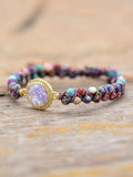 Imperial Jasper Beaded Bracelet - Trendsi - Flyclothing LLC