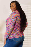Woven Right V-Neck Long Sleeve Cardigan - Trendsi - Flyclothing LLC