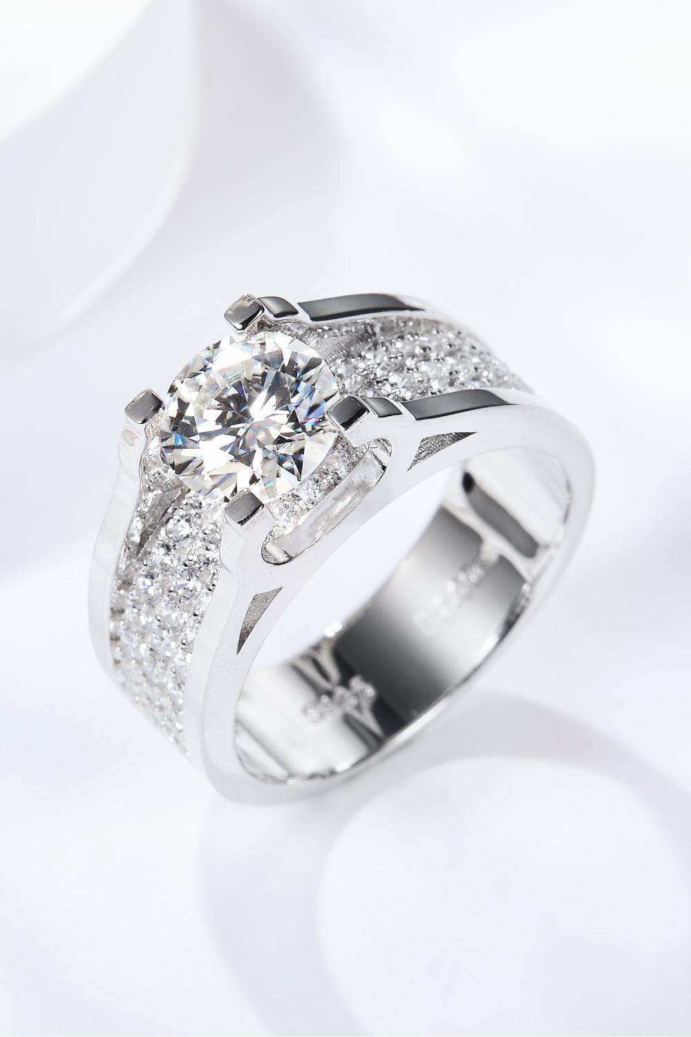 Made To Shine 1 Carat Moissanite Ring - Trendsi - Flyclothing LLC