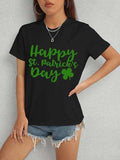 HAPPY ST. PATRICK'S DAY Short Sleeve T-Shirt - Trendsi - Flyclothing LLC